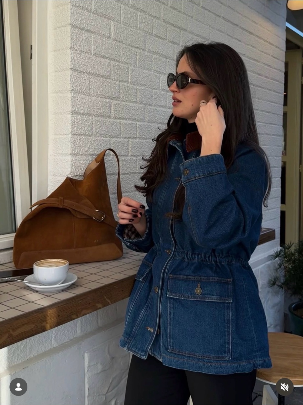 Levi’s Denim Cinched Utility Jacket - Blue
